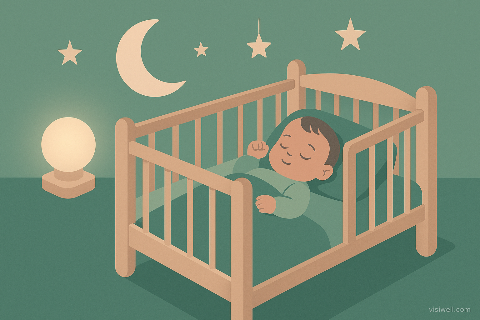 Illustration article : Comment aider mon bébé à faire ses nuits ?