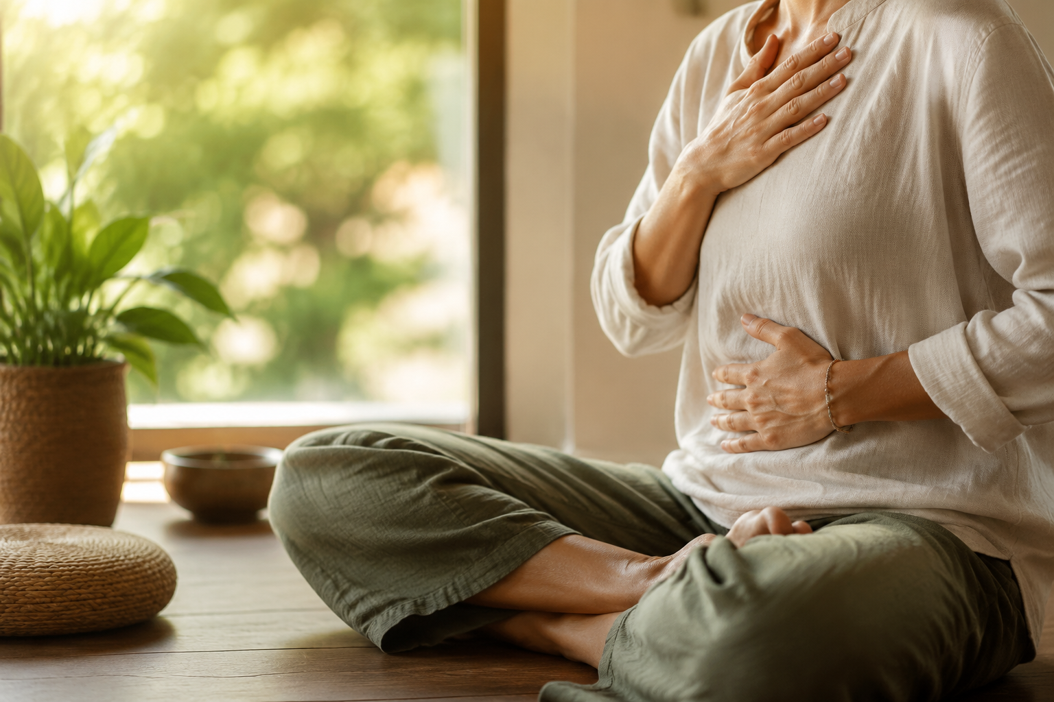 Illustration sereine évoquant les mécanismes physiologiques et psychologiques du stress