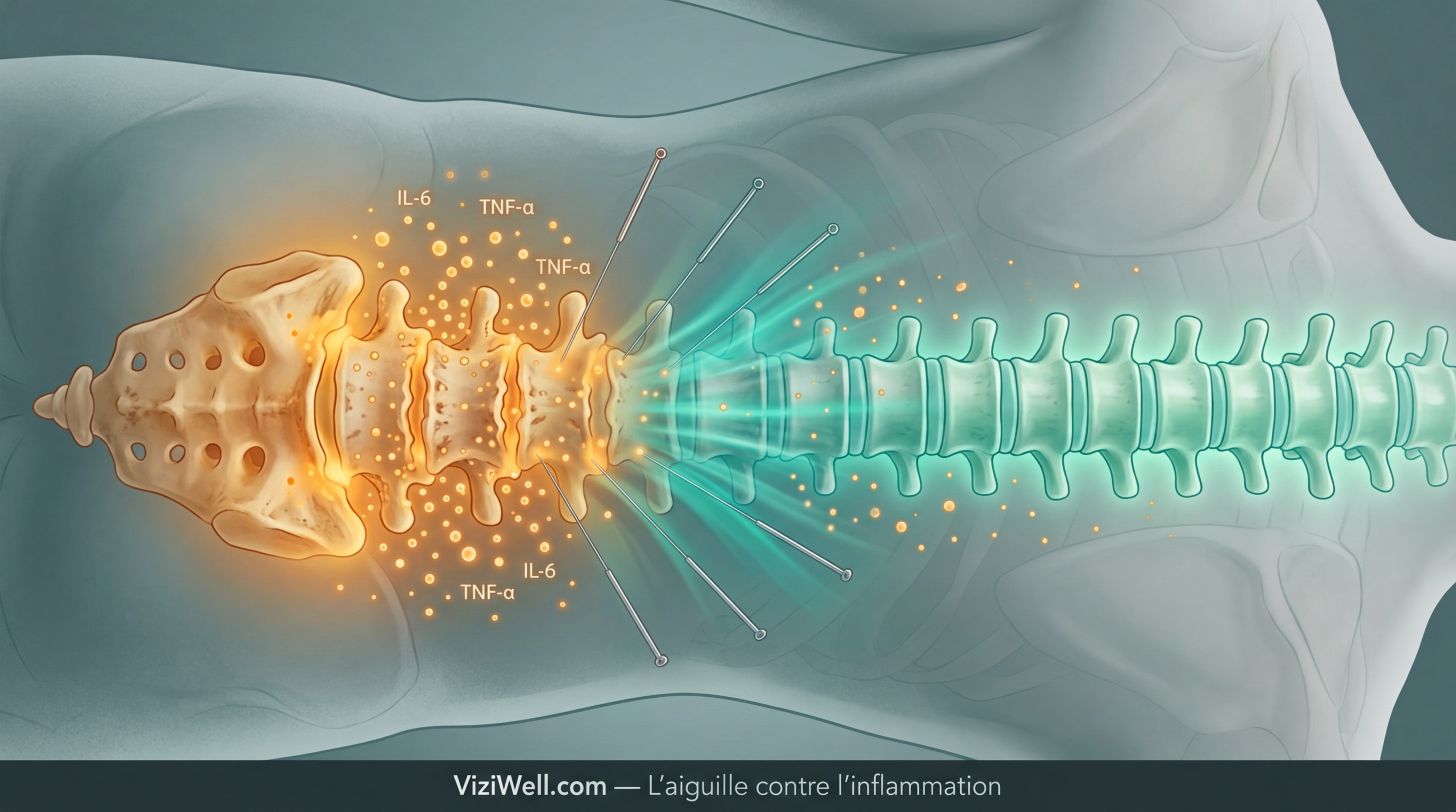 Illustration article : Acupuncture et spondylarthrite ankylosante : ce que prouve la science