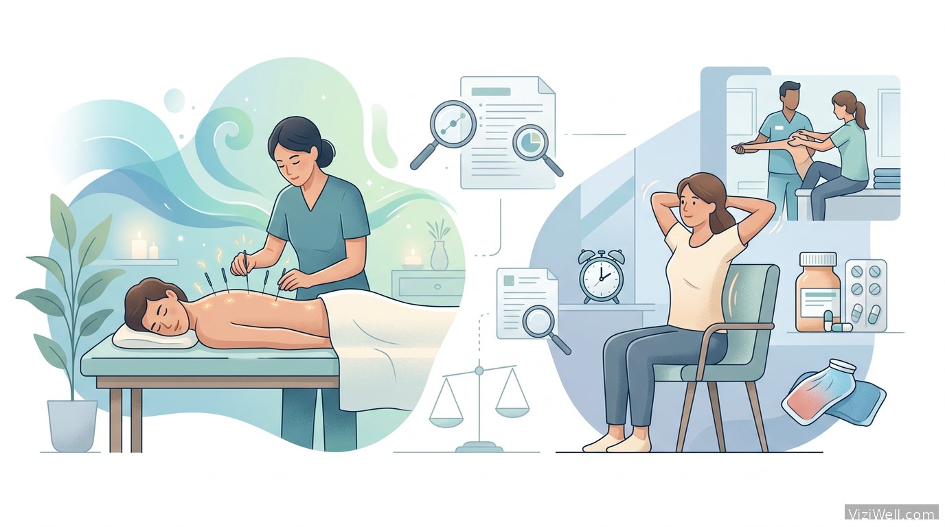Illustration article : Acupuncture versus soins habituels pour la lombalgie chronique : revue systématique et méta-analyse