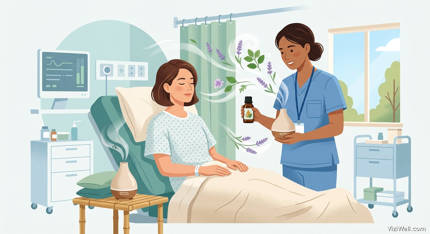 Illustration article : Aromathérapie : -40 % d'anxiété avant opération grâce aux huiles
