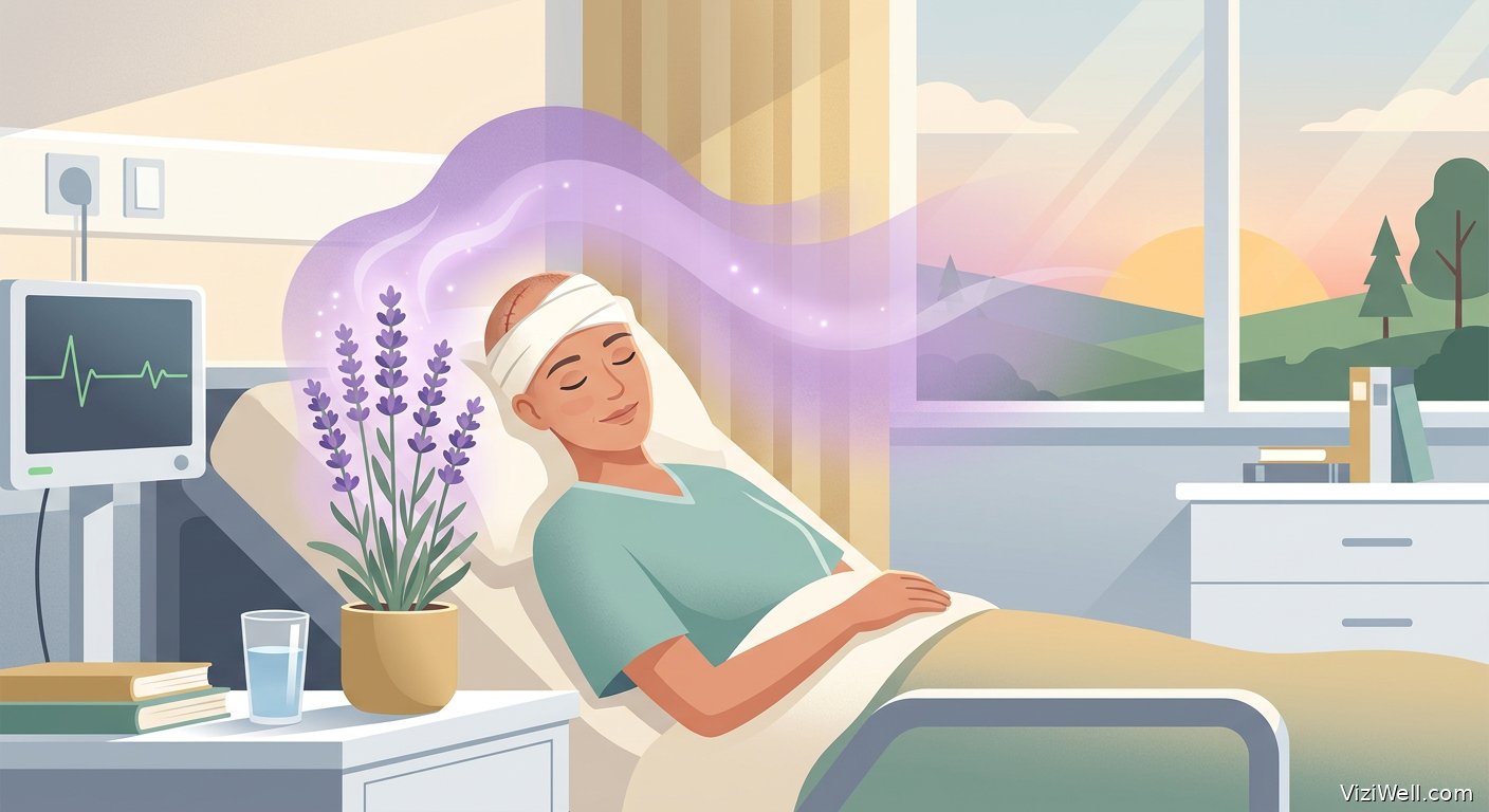 Illustration article : Aromathérapie lavande : améliorez votre sommeil après chirurgie cérébrale