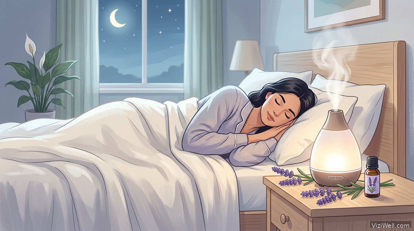 Illustration article : Aromathérapie par inhalation : soulager l'insomnie comorbide