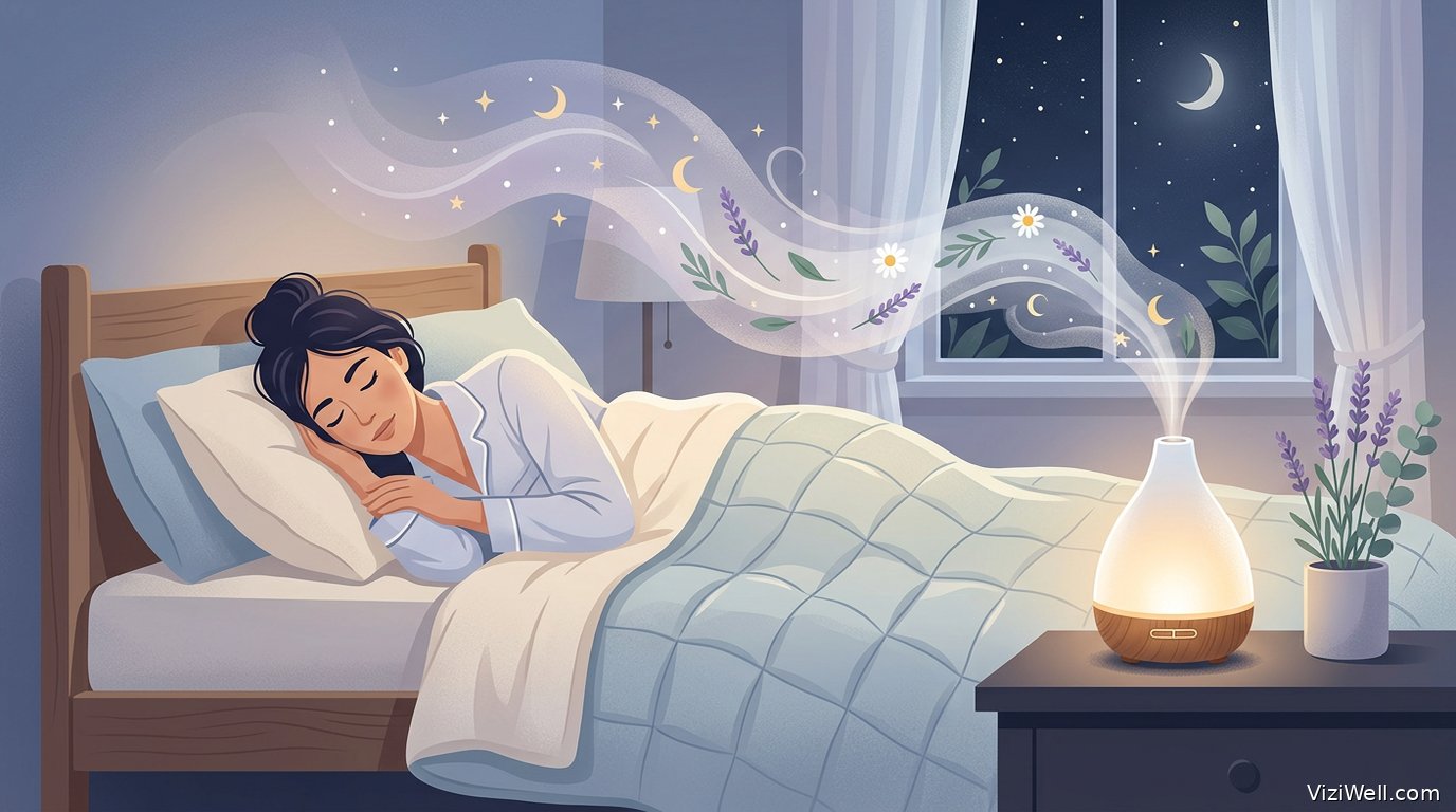 Illustration article : Aromathérapie par inhalation : un remède naturel contre l'insomnie