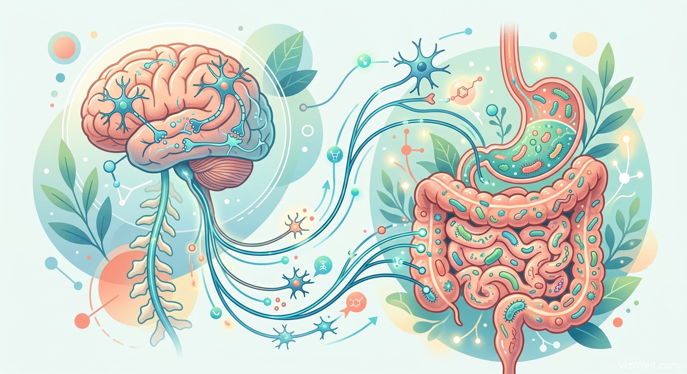 Illustration article : La connexion intestin-cerveau : influence des microbes sur la santé mentale et les troubles psychologiques