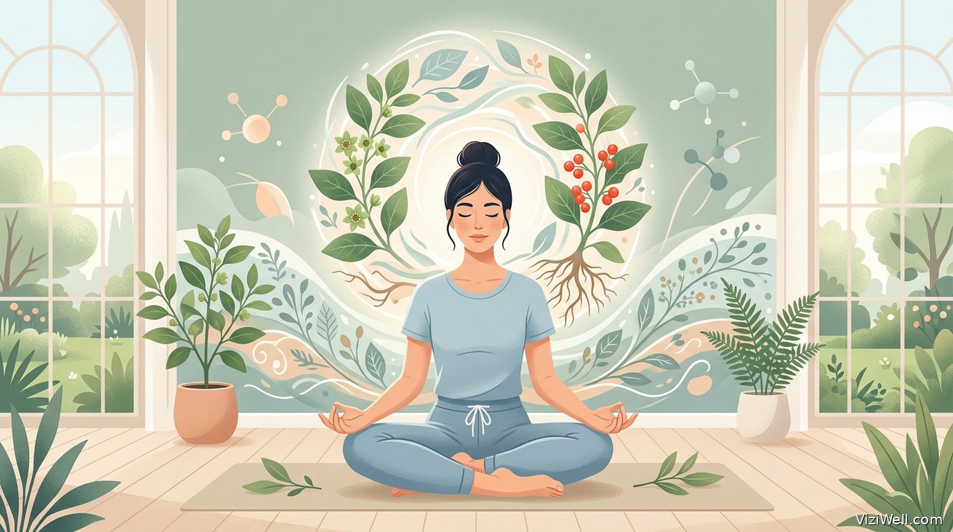 Illustration article : Effets de l'Ashwagandha sur le stress et l'anxiété : revue et méta-analyse