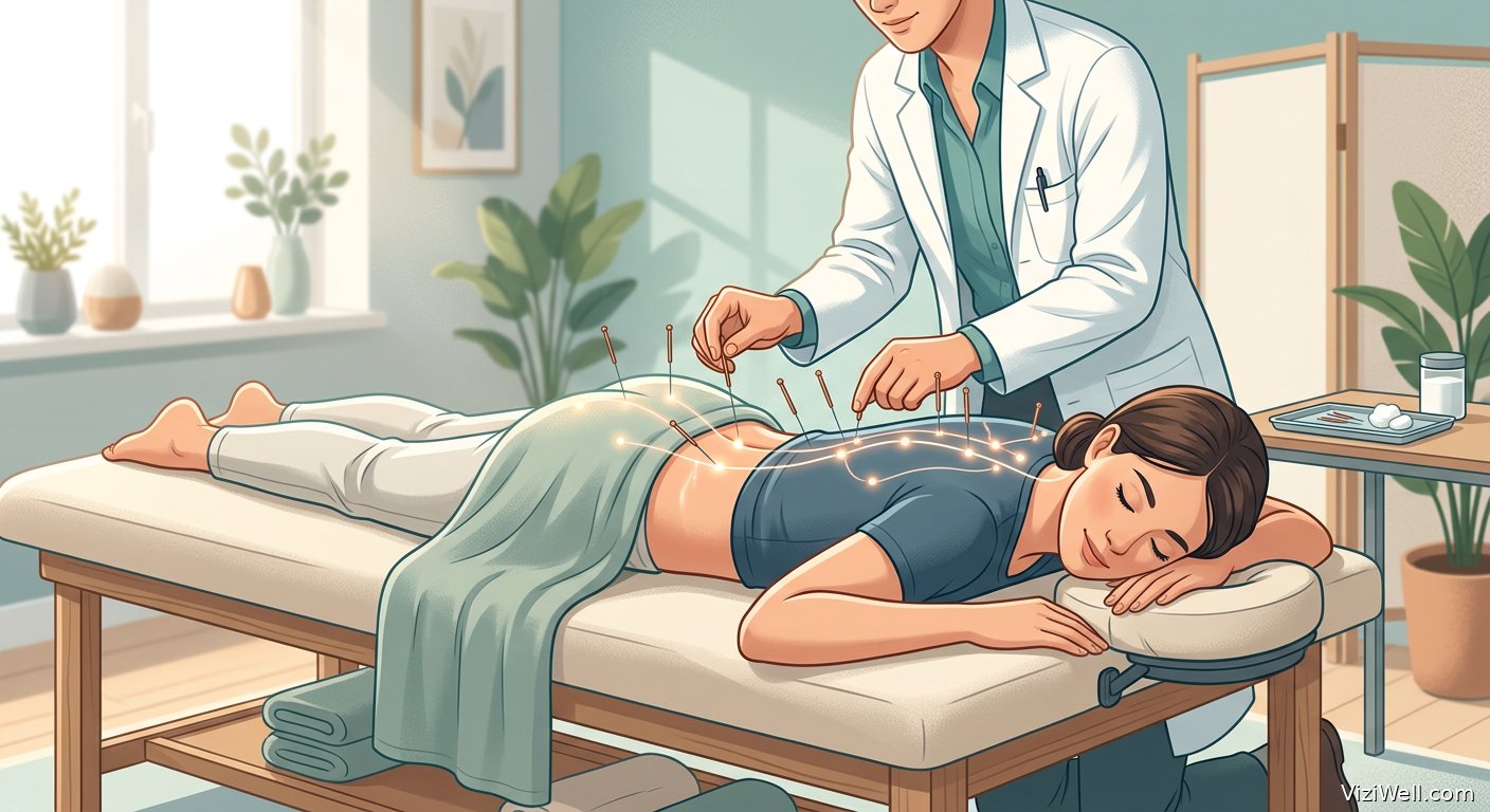 Illustration article : Efficacité comparée de l'acupuncture pour le mal de dos chronique