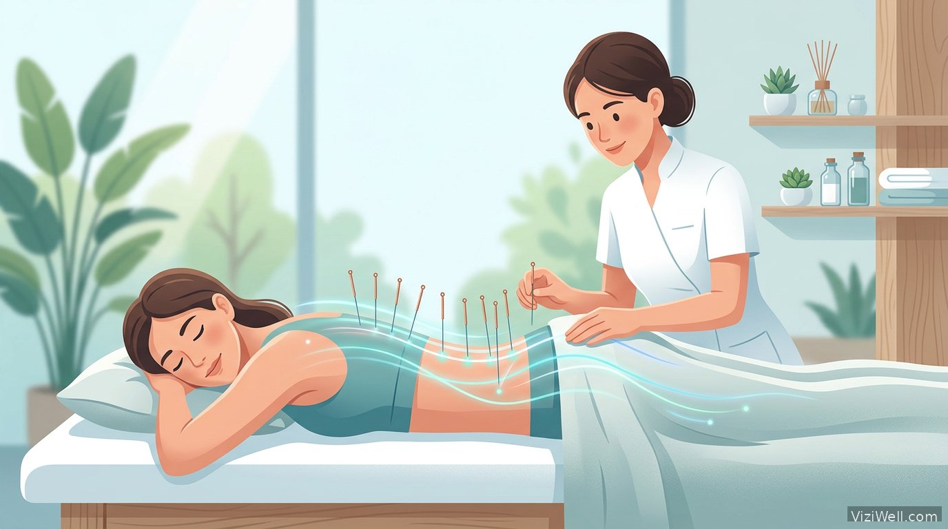 Illustration article : Efficacité de l'acupuncture pour la lombalgie chronique : analyse 2025