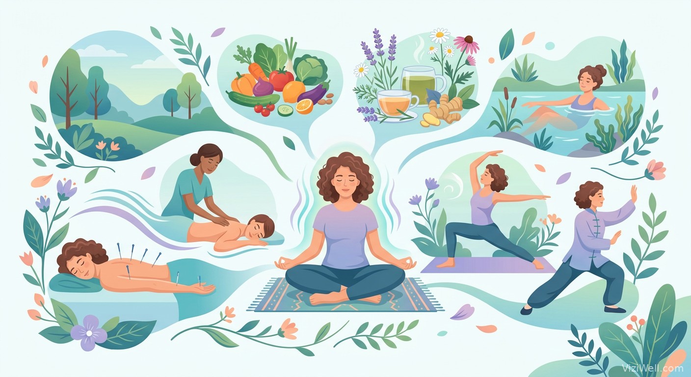 Illustration article : Efficacité des médecines complémentaires en syndrome de fibromyalgie : méta-analyse réseau