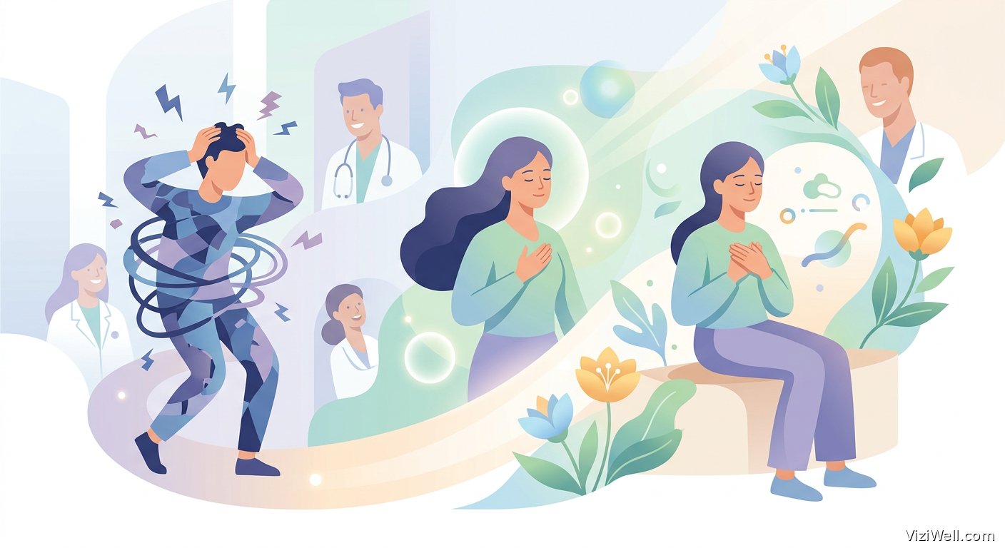 Illustration article : Efficacité d'un programme de sophrologie de 4 semaines chez patients anxieux
