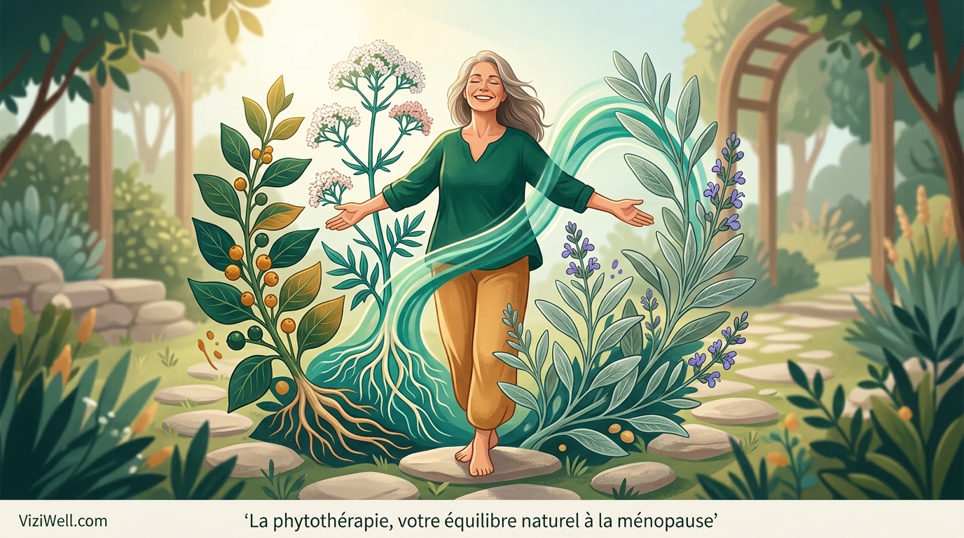 Illustration article : Efficacité thérapeutique des plantes dans les troubles psychologiques chez la femme ménopausée : revue systématique et exploratoire