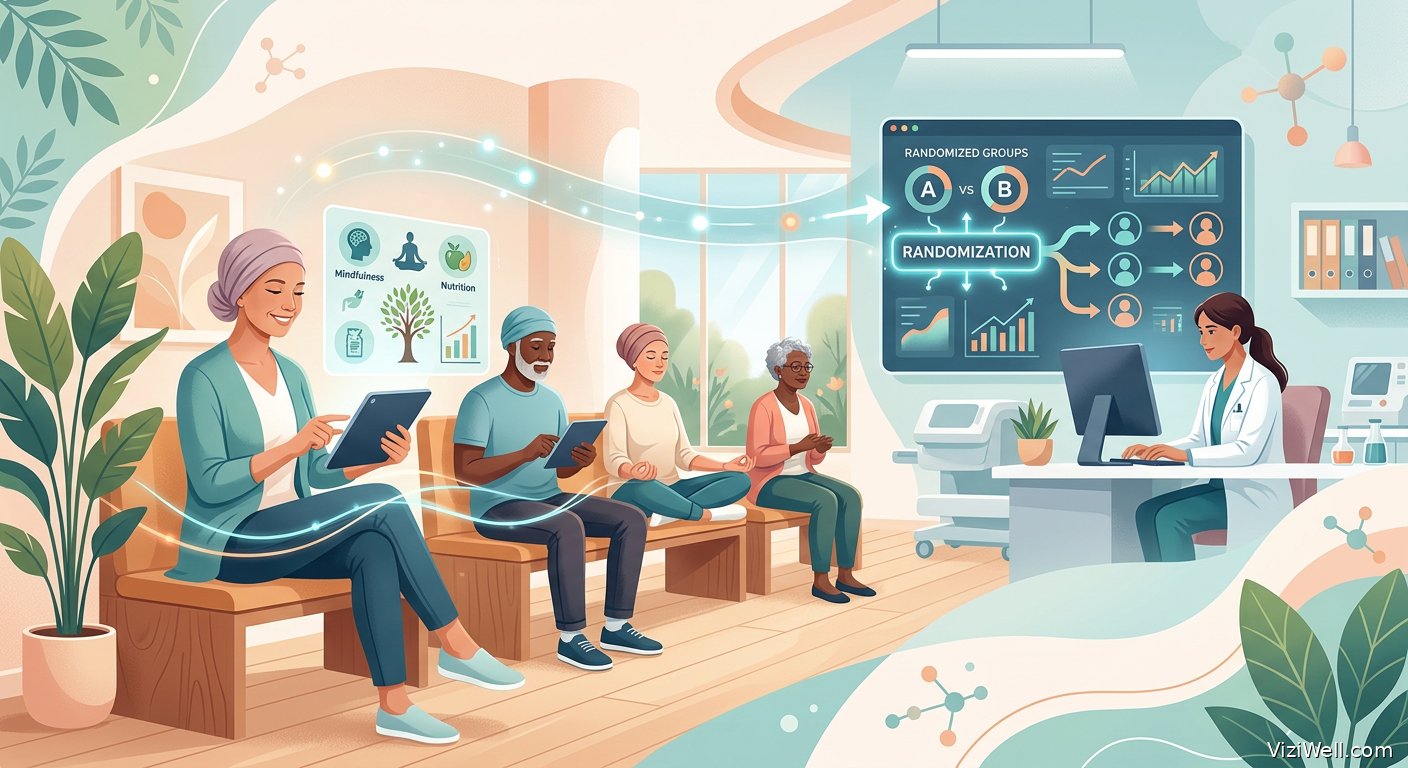 Illustration article : Intervention numérique en médecine intégrative chez patients en traitement du cancer