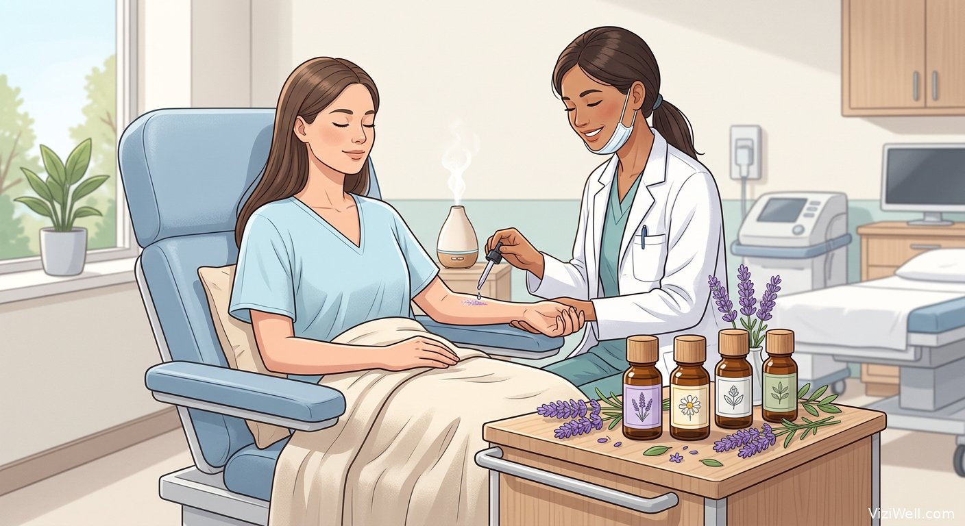 Illustration article : Impact de l'aromathérapie sur la douleur et l'anxiété avant une biopsie du sein