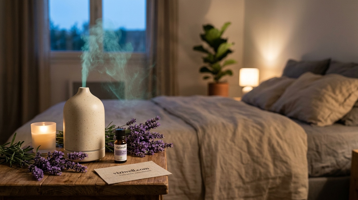 Illustration article : Aromathérapie et insomnie : ce que prouvent 27 études en 2025