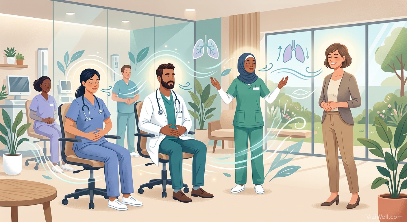 Illustration article : Intervention de sophrologie pour améliorer le bien-être du personnel hospitalier (SO-WELL) : protocole d'essai contrôlé randomisé