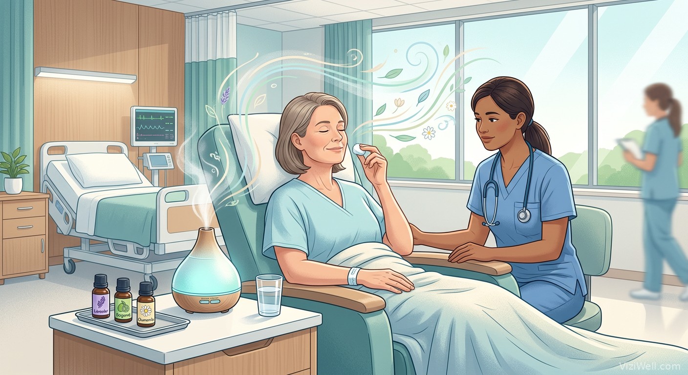 Illustration article : L'aromathérapie réduit l'anxiété de 40 % chez les patients préopératoires