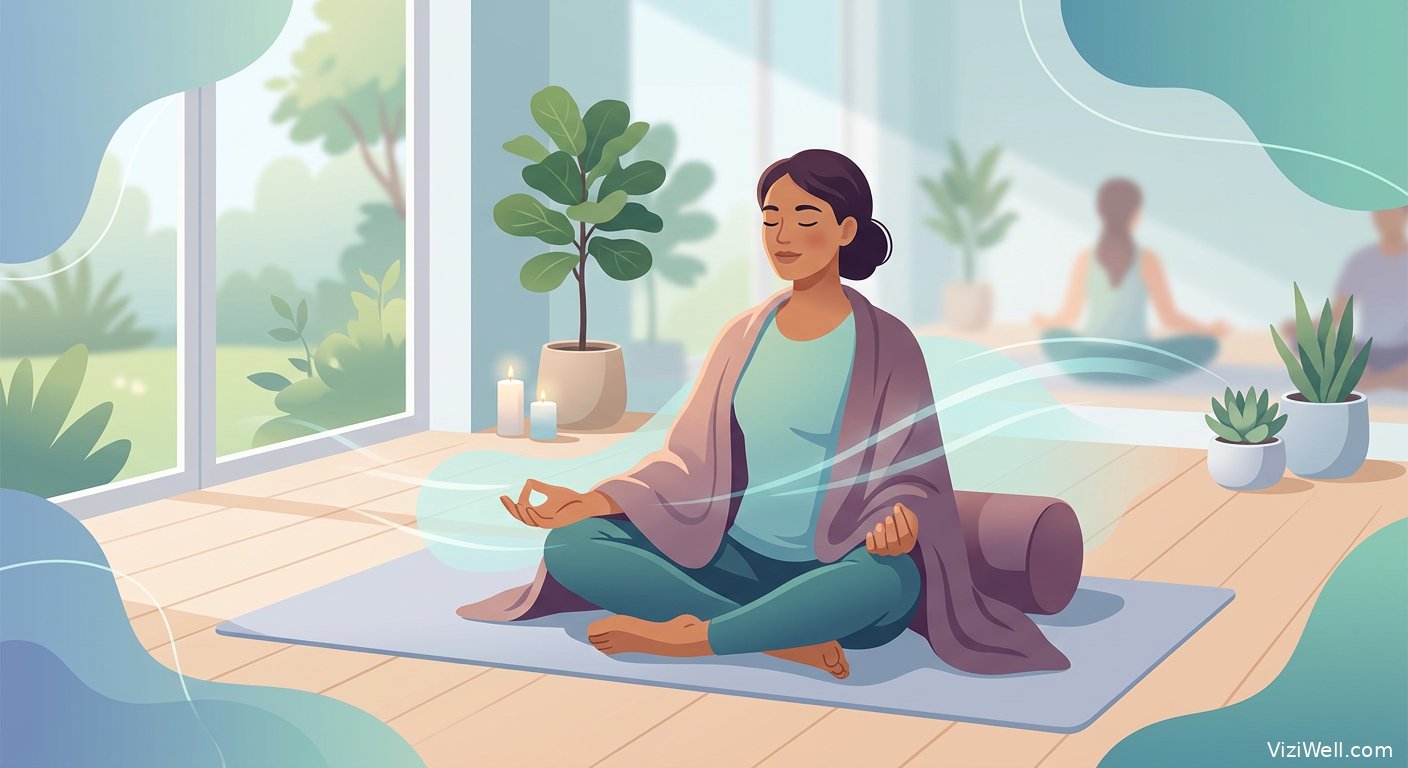 Illustration article : Le yoga, un allié efficace pour gérer la fibromyalgie
