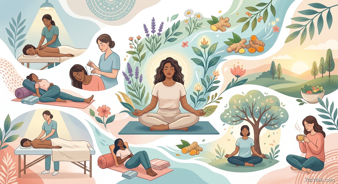 Illustration article : Médecines complémentaires et alternatives pour traiter les symptômes de la fibromyalgie : revue systématique