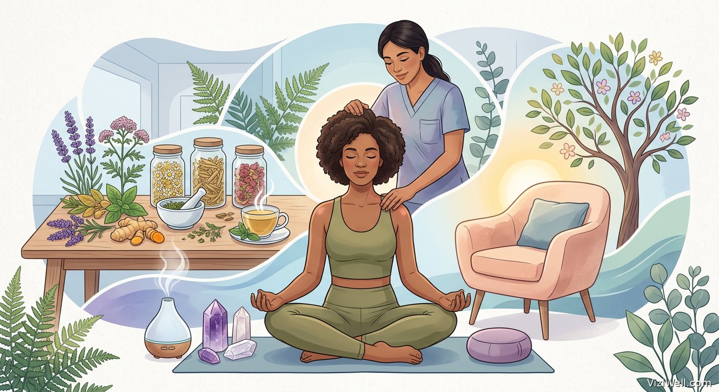 Illustration article : Médecines complémentaires pour soulager la fibromyalgie : revue systématique