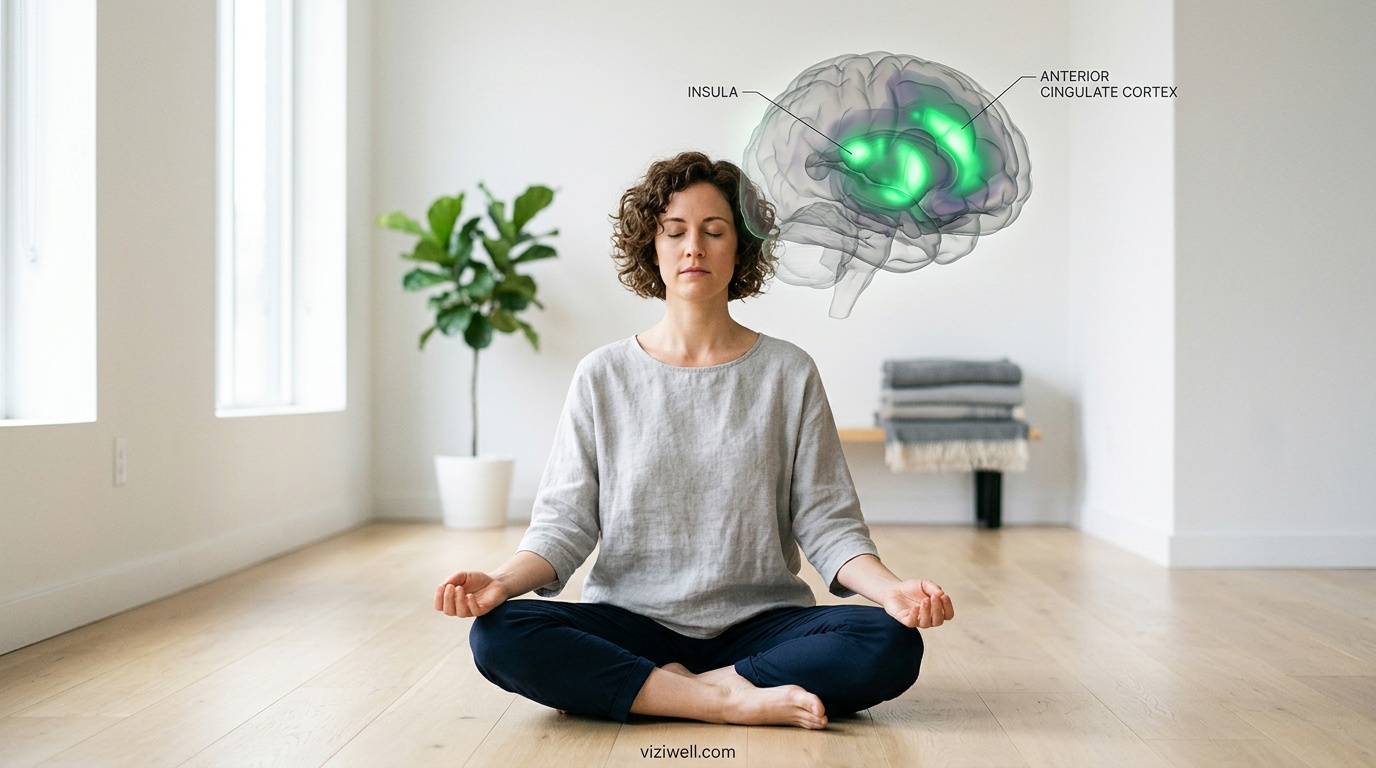 Illustration article : Méditation vs placebo : signatures neuronales distinctes pour la douleur