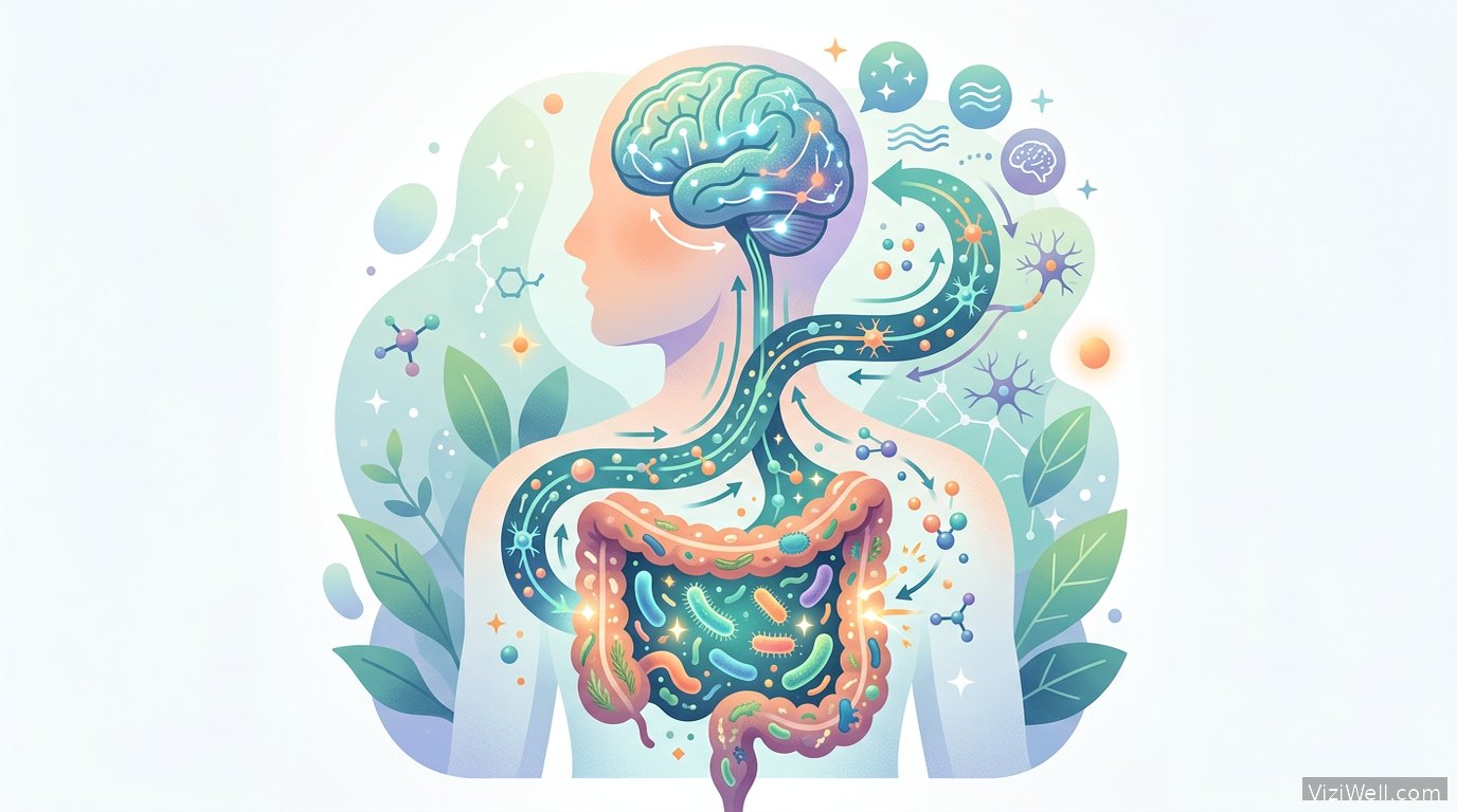 Illustration article : Microbiote intestinal et cerveau : un axe clé pour la santé mentale