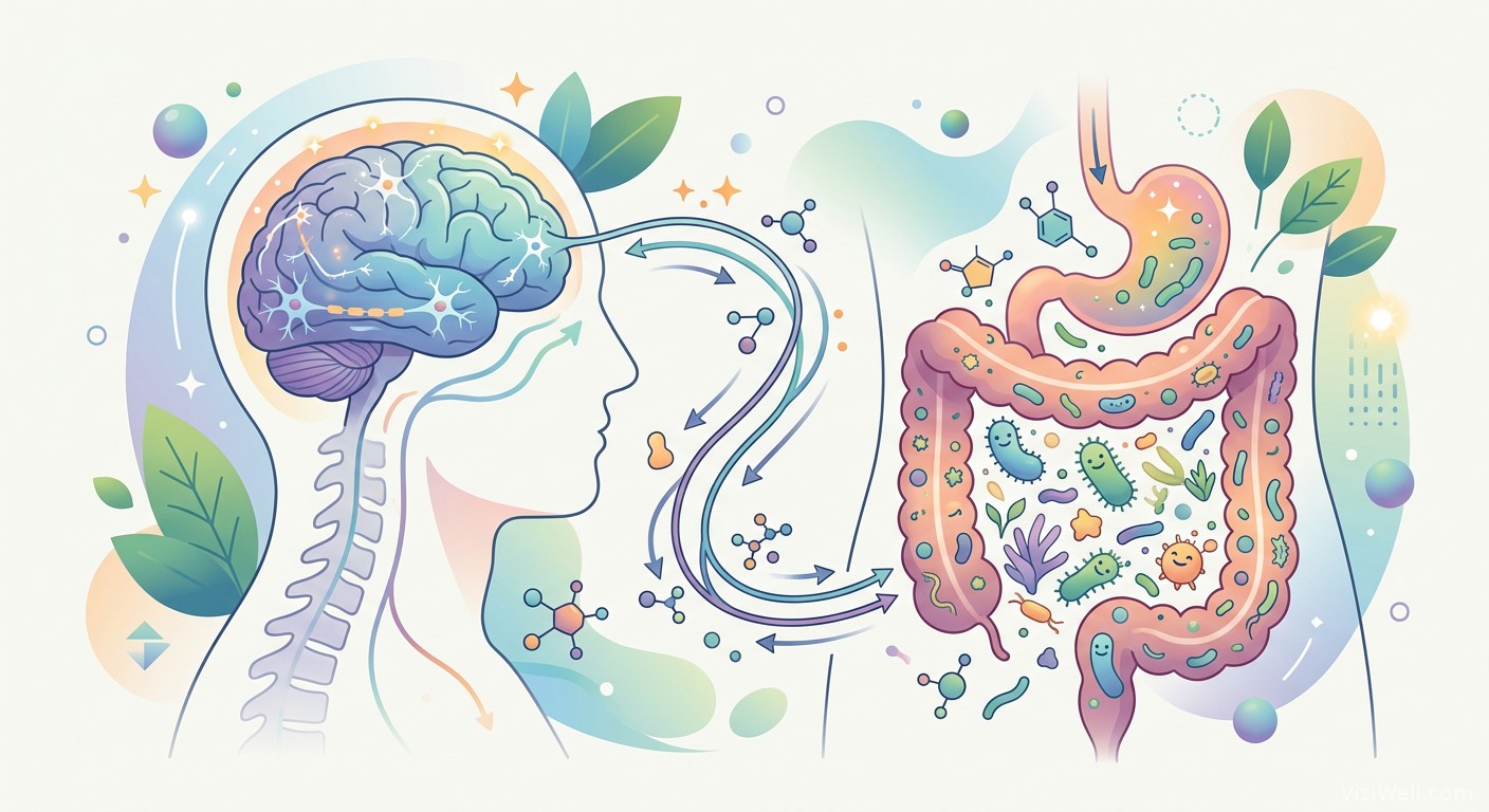 Illustration article : Microbiote intestinal et dépression : comprendre et agir