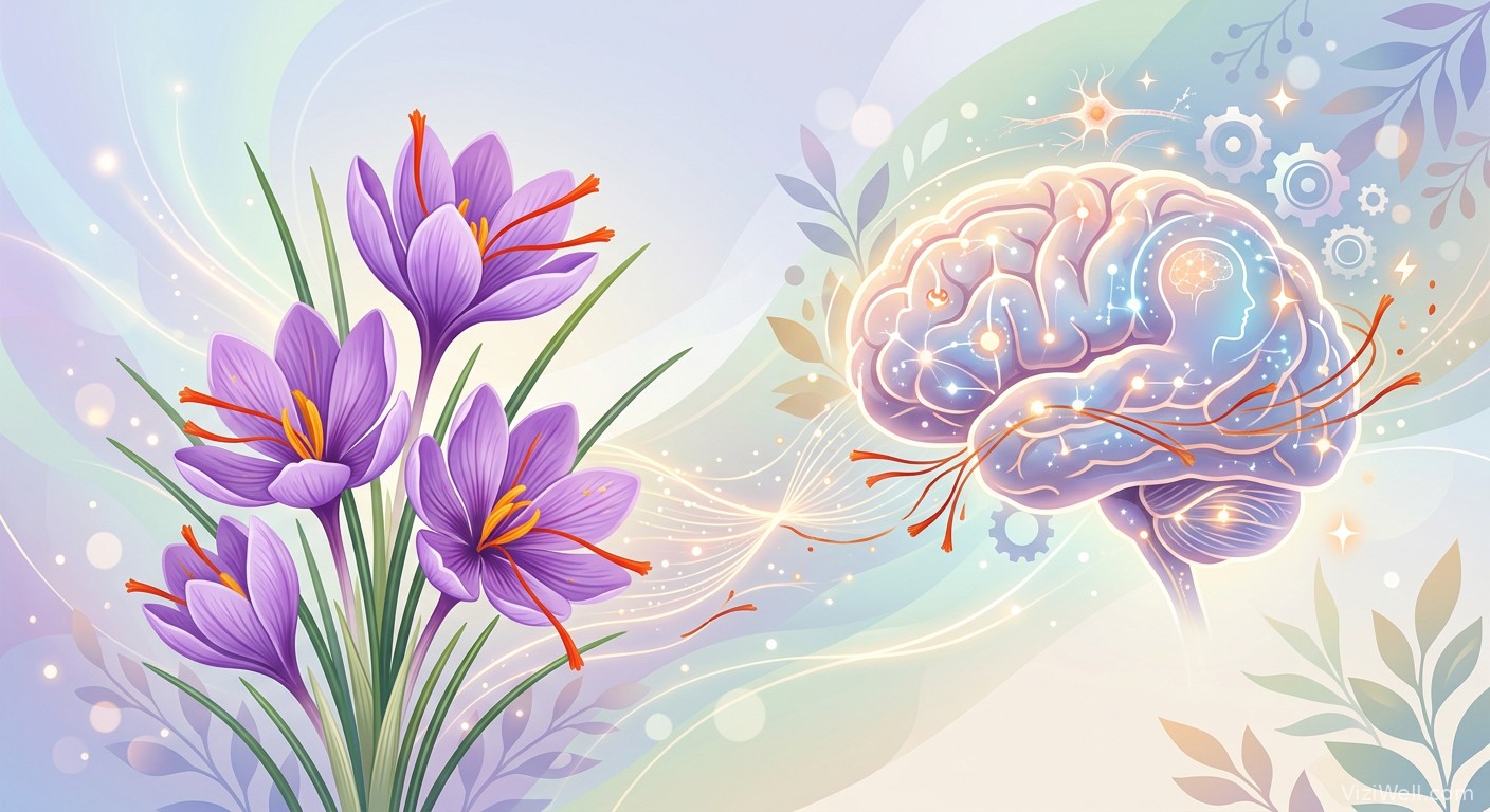 Illustration article : Nouveaux horizons pour l'étude du safran (Crocus sativus L.) et de ses principes actifs dans la prise en charge des troubles neurologiques et psychiatriques : revue systématique des preuves cliniques
