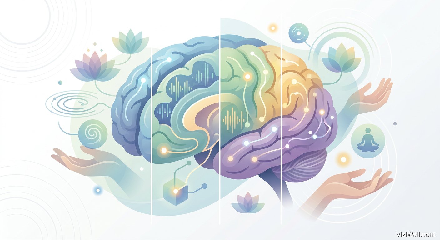 Illustration article : La pleine conscience et le cerveau : revue des résultats IRM en MBSR