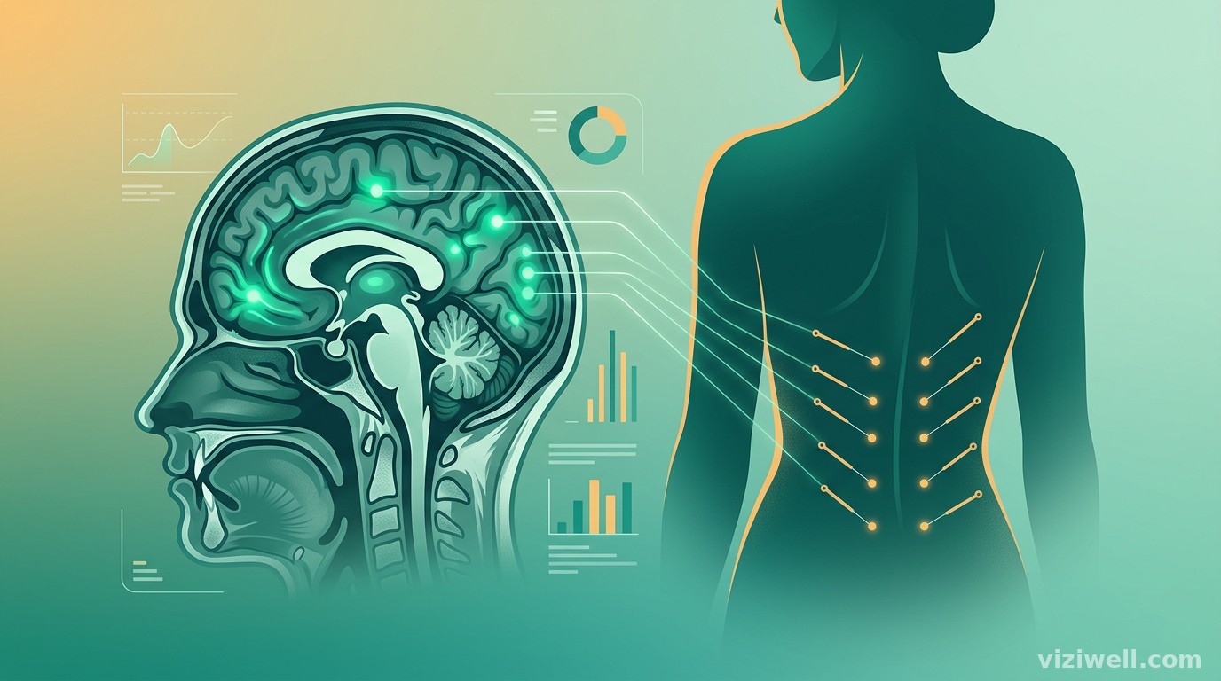 Image de neuroimagerie cérébrale montrant les zones activées par l'acupuncture pour la lombalgie