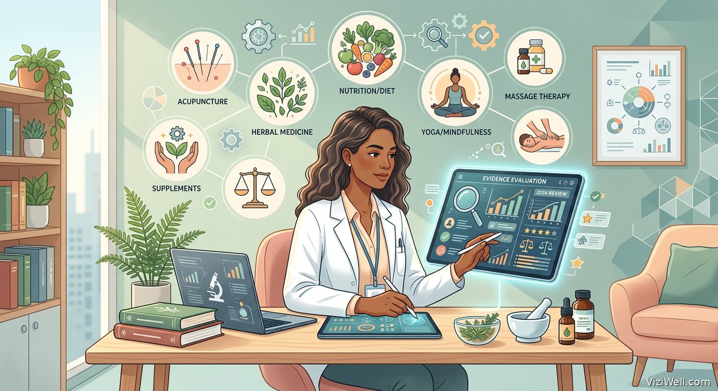 Illustration article : Revue 2024 des thérapies naturelles – Évaluation des preuves en naturopathie