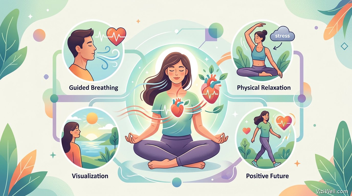 Illustration article : Sophrologie et relaxation : gérer le stress pour mieux vivre avec maladies cardiovasculaires