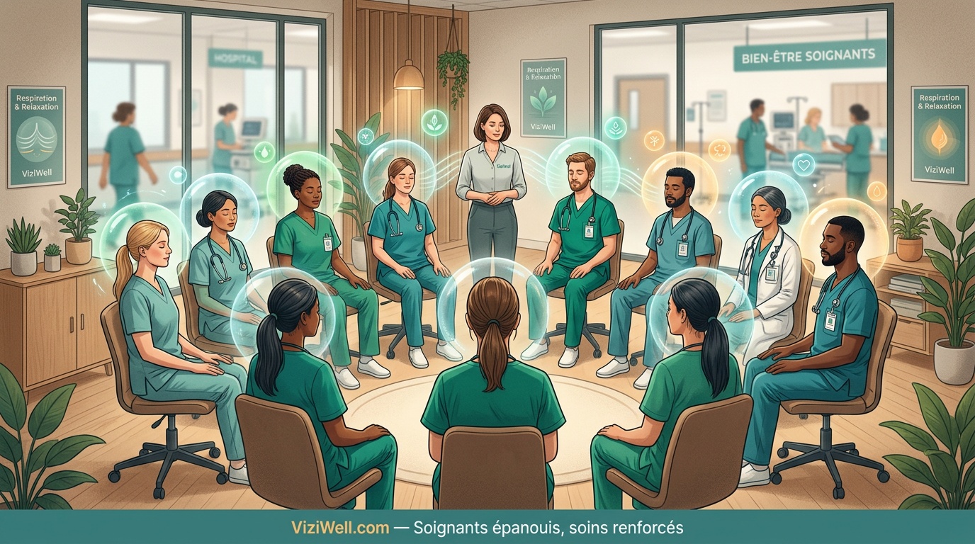 Illustration article : Sophrologie et bien-être au travail : ce que prouve l'étude SO-WELL