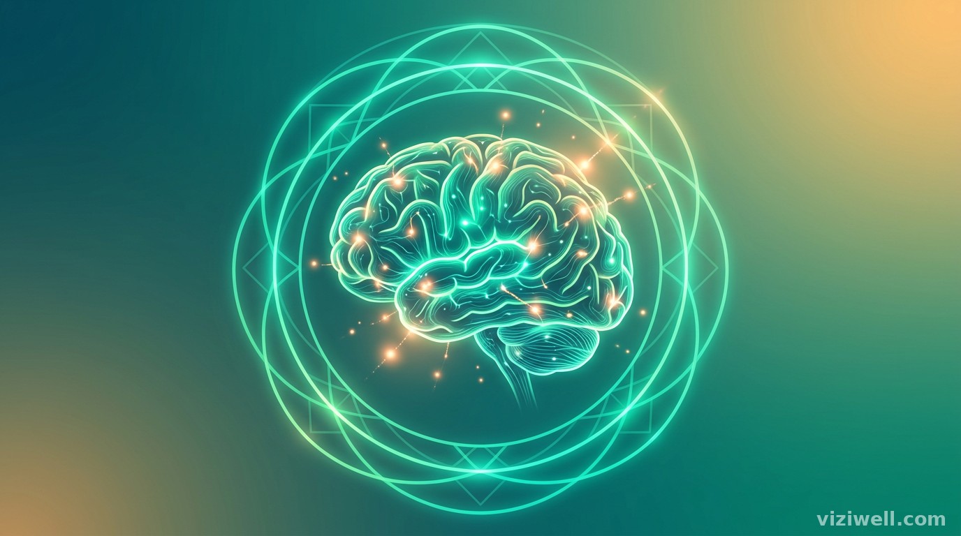 Cerveau avec des connexions neuronales illuminées symbolisant les effets neurocognitifs de la pleine conscience