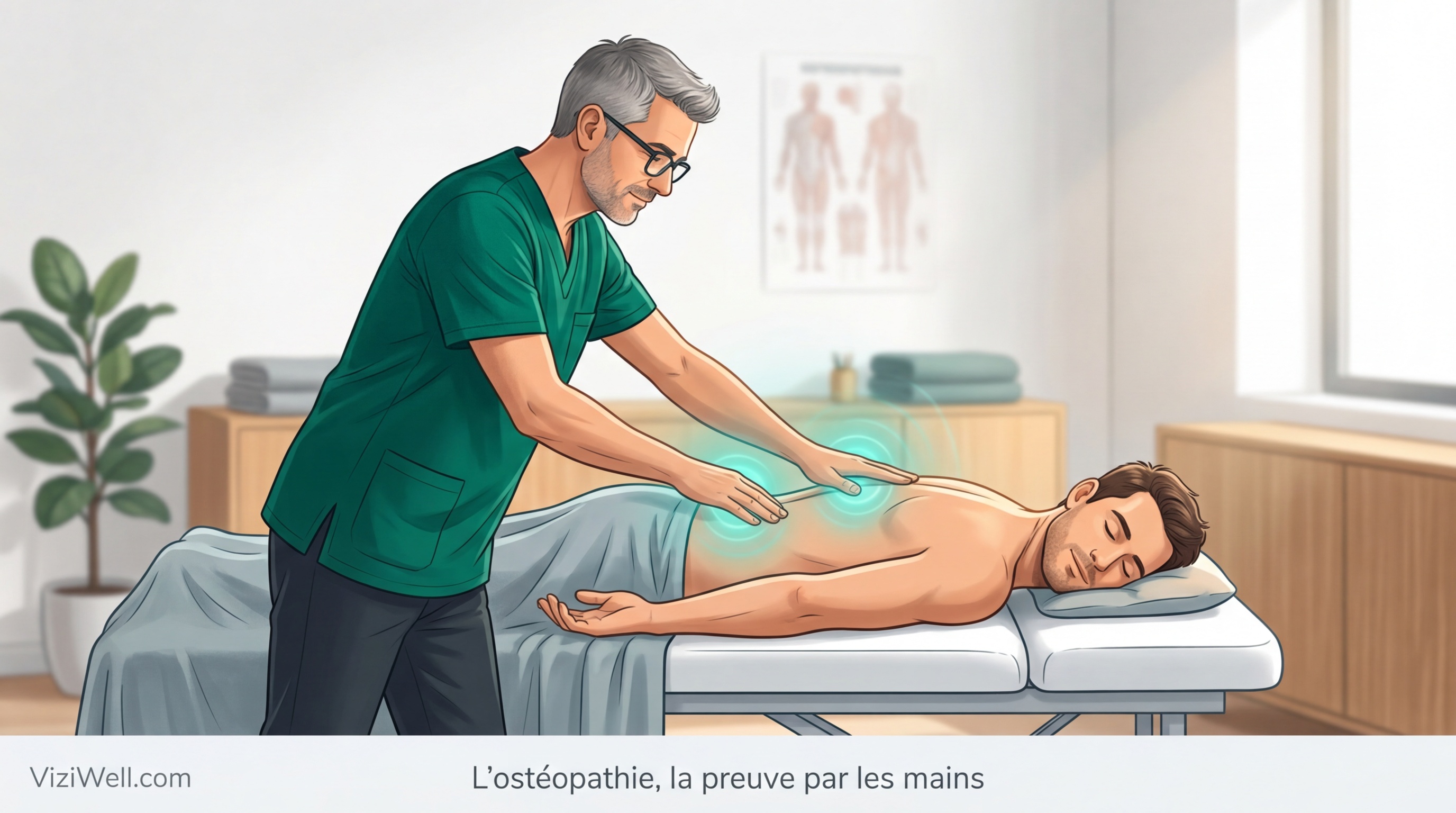 Illustration article : Le traitement ostéopathique manipulatif est-il cliniquement supérieur au sham ou au placebo pour les cervicalgies et lombalgies ? Revue systématique et méta-analyse