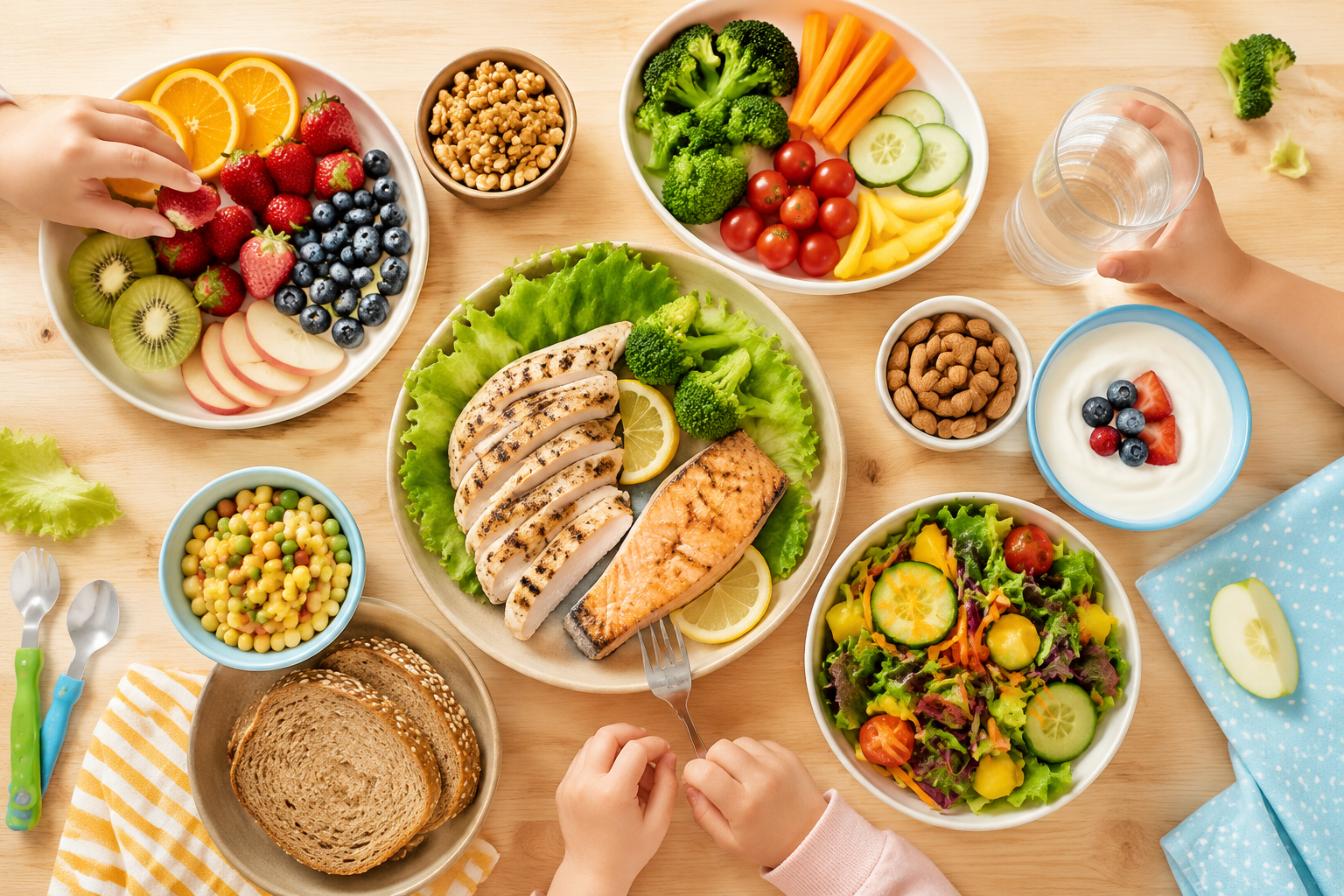Nutrition et enfants : les bases d'une alimentation saine